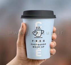 لیوان کرکره ای چاپ دار