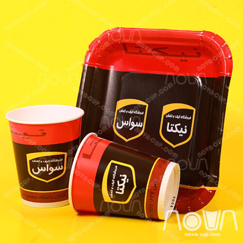 لیوان کاغذی کرافت 350 میلی لیتر