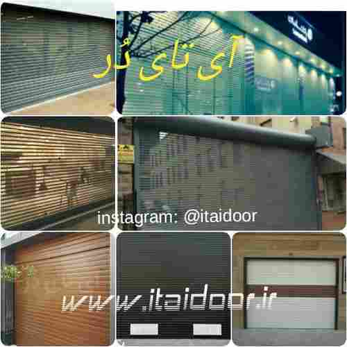 تولید درب شیشه ای اتوماتیک کرکره برقی دوربین مداربسته