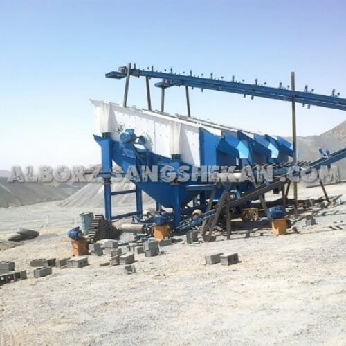 سنگ شکن استوانه ای غلطکی