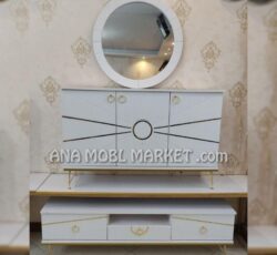 ست آینه کنسول، میز تلویزیون و جا کفشی جهیزیه