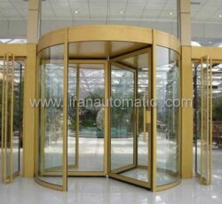 درب اتوماتیک شیشه ای گردان