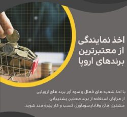 فرانچایزر و اخذ نمایندگی در اروپا