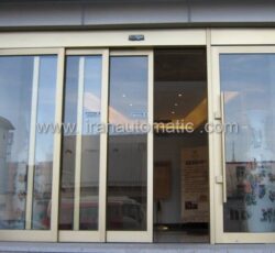 درب اتوماتیک شیشه ای تلسکوپی