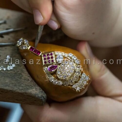 آموزش تراش نگین جواهر