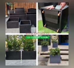 گلدان و فلاور باکس فلزی