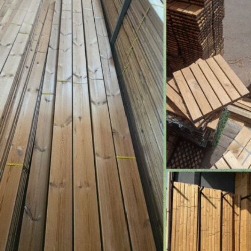 فروش چوب ترمووود و چوب پلاست