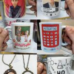 چاپ لیوان ماگ حرارتی تیشرت پازل فرش جاکلیدی پیکسل