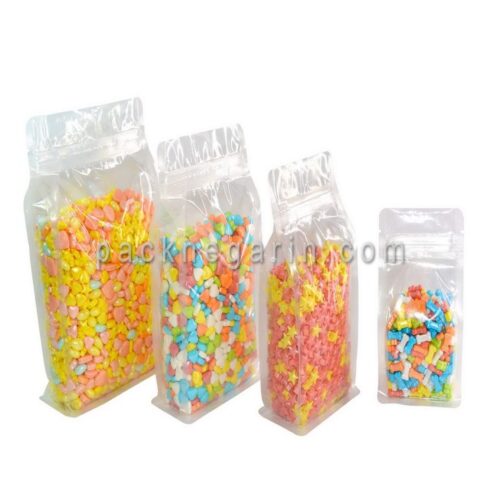 پاکت باکس پوچ شفاف براق