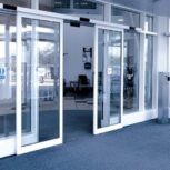 درب شیشه ای اتوماتیک خروج اضطراری