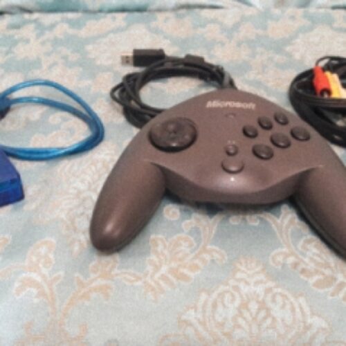 دسته بازی مایکروسافت برای کامپیوتر و لب-تاپ و رابط کابل PS1