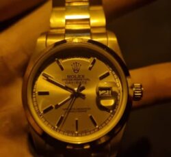 ساعت رولکس اتوماتیک 2تقویم آبکاری طلا