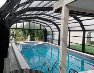 سقف متحرک استخر سقف متحرک المینیومی در ملارد