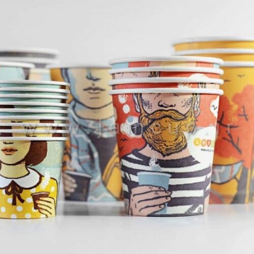 لیوان کاغذی پفیلا