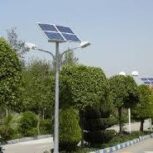 استراکچر پنل خورشیدی و چراغ های خورشیدی خیابانی