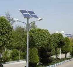 استراکچر پنل خورشیدی و چراغ های خورشیدی خیابانی