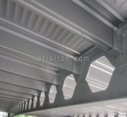 تیرآهن لانه زنبوری