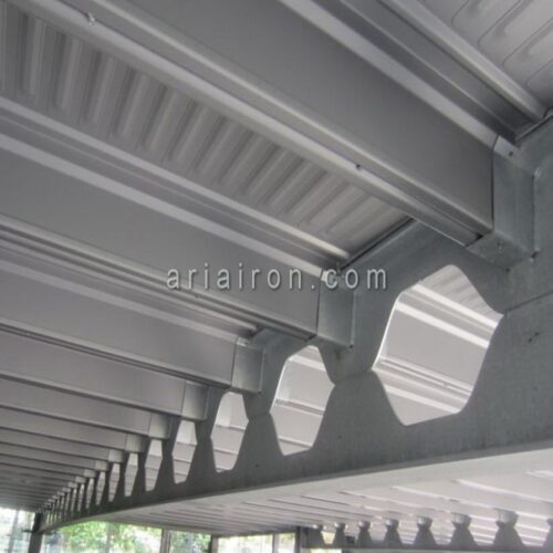 تیرآهن لانه زنبوری