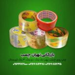 چاپ روی چسب پهن تک رنگ، 2 رنگ، 3 رنگ کریستال