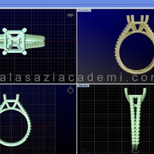 طراحی سه بعدی طلا و جواهر