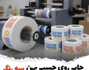 چاپ اختصاصی لوگو روی چسب | ویهان چسب