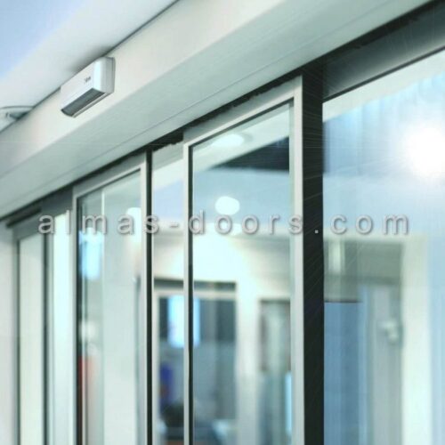 موتور کروماس درب اتوماتیک شیشه ای