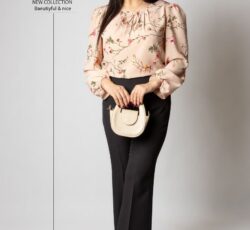 بلوز یقه بندی