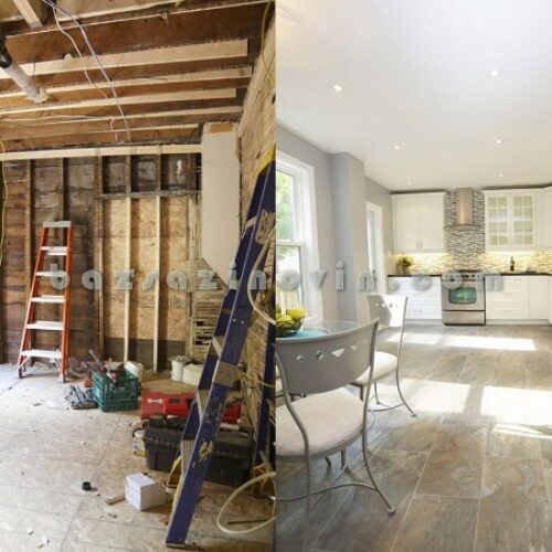 بازسازی آشپزخانه شمال تهران