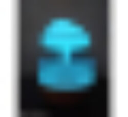 چراغ خواب و آباژور ابر بارانی