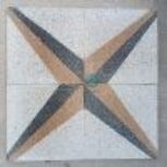 موزاییک سه بعدی شمشیری – سنگ سفید نارنجی