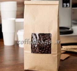 پاکت قهوه پنجره دار