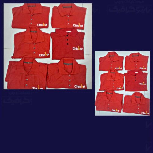 چاپ روی انواع لباس (تیشرت،لباس کار ، جلیقه خبرنگاری و…)