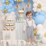 عکاسی از کودک با تم جشن تولد