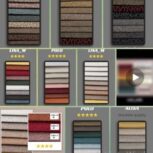 ما بیش از 1400 نوع پارچه مبلی ایرانی و خارجی داریم