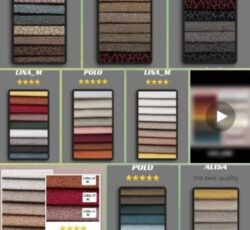 ما بیش از 1400 نوع پارچه مبلی ایرانی و خارجی داریم