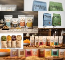 پاکت آجیل و خشکبار سایز بزرگ و کوچک