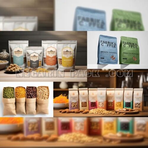 پاکت آجیل و خشکبار سایز بزرگ و کوچک