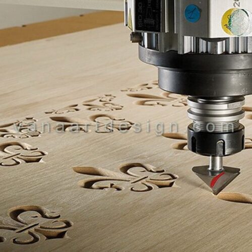 حکاکی لیزری روی چوب