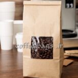 پاکت قهوه پنجره دار