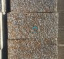 موزاییک واش بتن مستطیلی لیمویی 30 در 60 سنگ متوسط