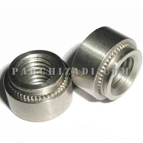 مهره پرچی گرد لبه دار