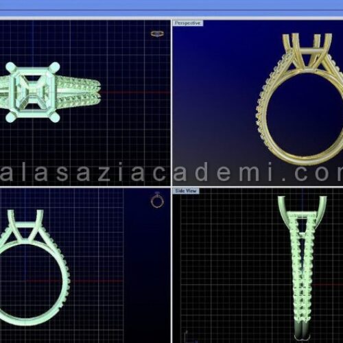 آموزش حکاکی روی نگین