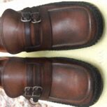 یک جفت کفش ویترینی(کلکسیونی)دست دوز نو- زیبا و قدیمی