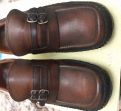 یک جفت کفش ویترینی(کلکسیونی)دست دوز نو- زیبا و قدیمی