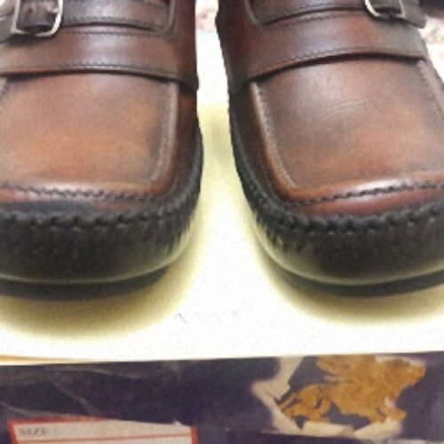 یک جفت کفش ویترینی(کلکسیونی)دست دوز نو- زیبا و قدیمی