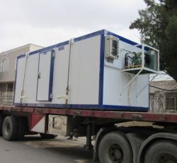 سردخانه سیار (حمل با جرثقیل)