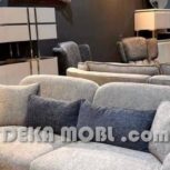 مبل راحتی مخملی مستقیم از تولیدی