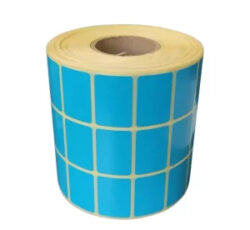 لیبل 31 × 21 آبی، سبز، زرد و قرمز