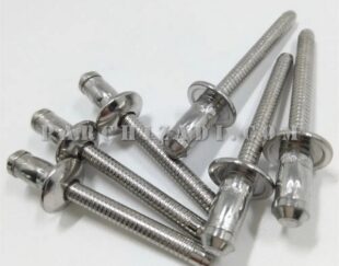 میخ پرچ روکش استیل قفل شونده