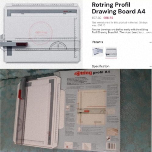 تخته رسم آلمانی رترینگ Rotring A4 Profil board